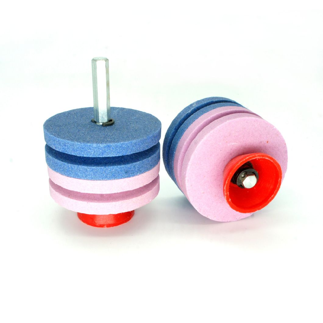 Diameter 60 mm Double Sided Knife Sharpener with Shank