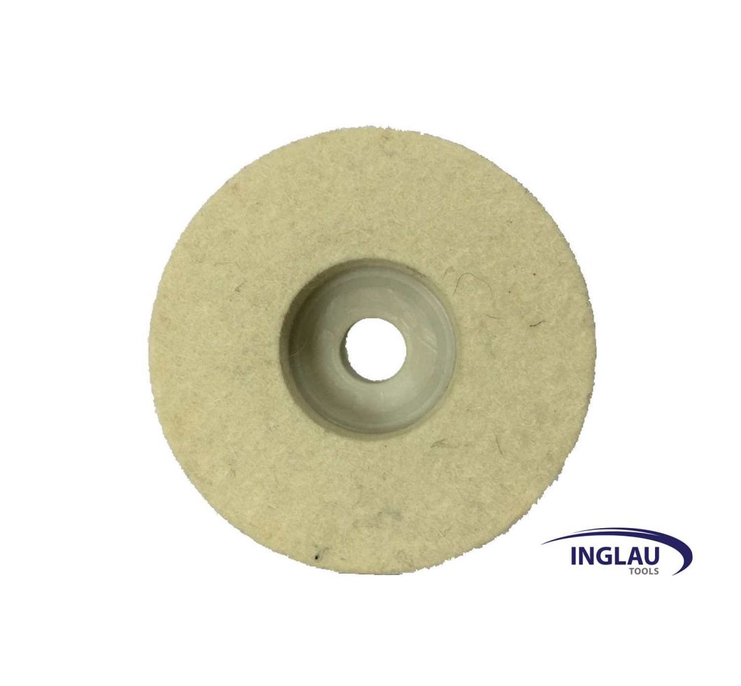 100mm 4 Inch Wool Buffing Angle Grinder Wheel Felt Polishing Disc Pad