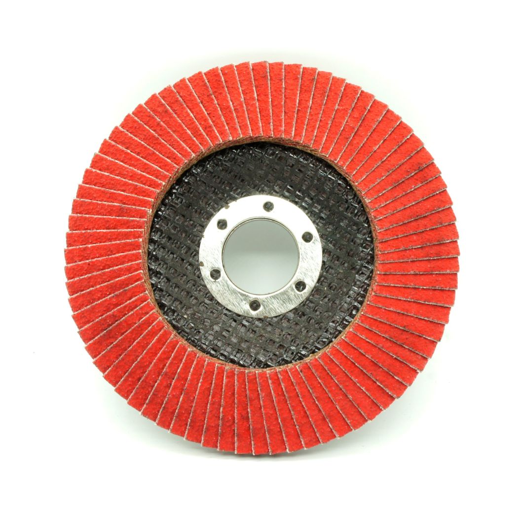 125X22.2mm Vsm Abrasive Grinding Flap Disc with Super Ceramic