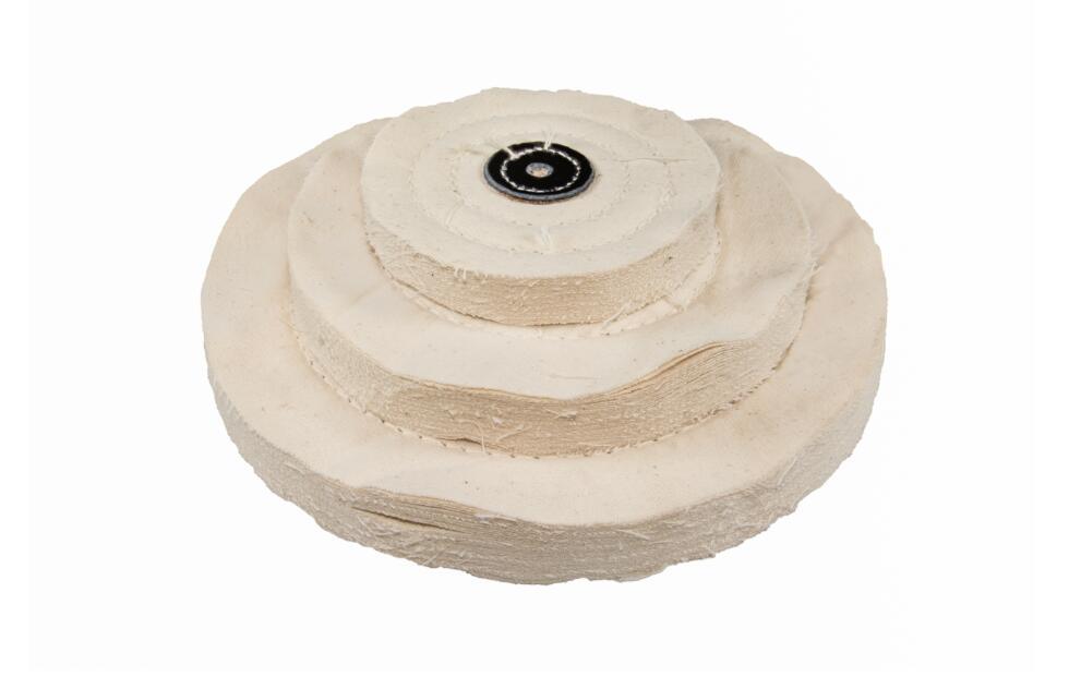 6 Inch Cotton Airway Buffing Cloth Wheel Polishing Pad 20mm
